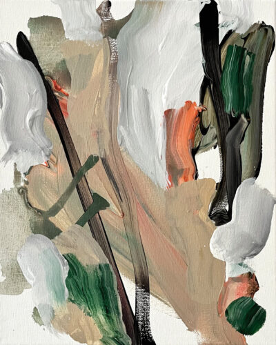 &raquo;Zwischen den Birken… 07&laquo;, acrylics on cotton, 02<span class="slash">/</span>2026, 30 × 24 cm